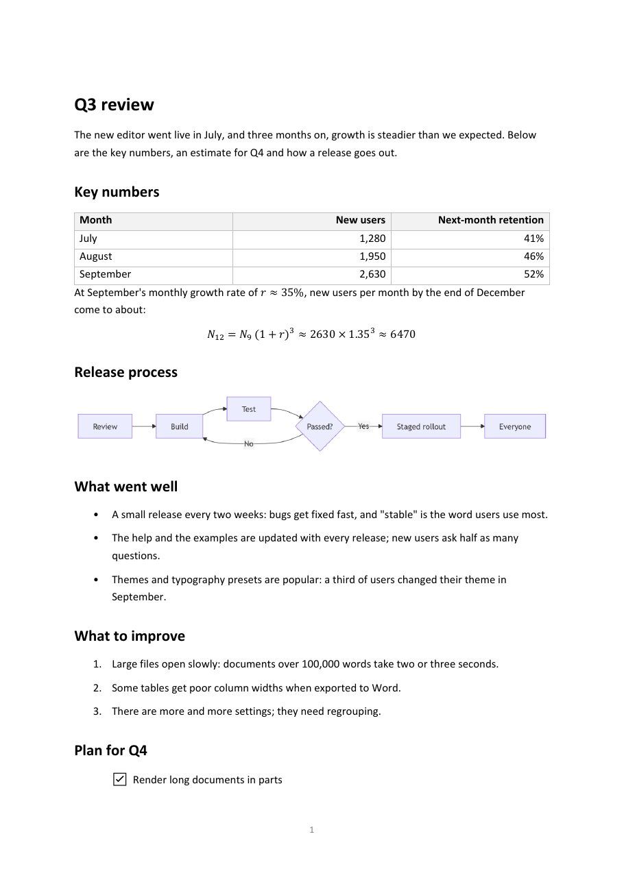 Typeleaf screenshot: Export to Word